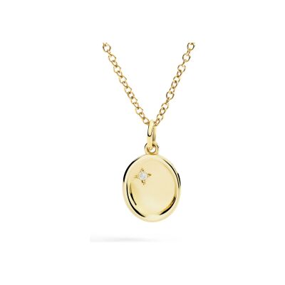 Charm Dodo Essentials chevalière en or jaune et diamant